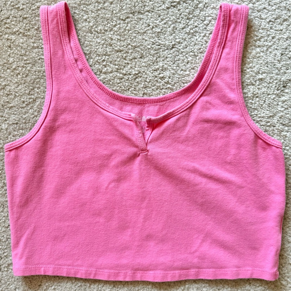 Wild Fable Crop Tank Top Bundle - Pink, Orange, Green, Blue - Picture 3 of 7
